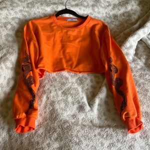 Adika snake crop top